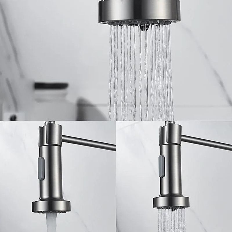 Modern Farmhouse Spring Spout Water Filler One Handle High Arch Kitchen Standard Faucet Clearhalo 'Home Improvement' 'home_improvement' 'home_improvement_kitchen_faucets' 'Kitchen Faucets' 'Kitchen Remodel & Kitchen Fixtures' 'Kitchen Sinks & Faucet Components' 'kitchen_faucets' 1200x1200_3ab9eee3-2f42-46b3-bd8d-3cf047040cb3