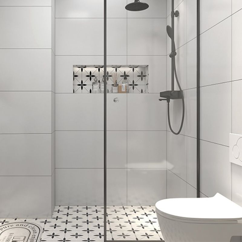Rectangle Grey Singular Tile Marble Floor and Wall for Bathroom Clearhalo 'Floor Tiles & Wall Tiles' 'floor_tiles_wall_tiles' 'Flooring 'Home Improvement' 'home_improvement' 'home_improvement_floor_tiles_wall_tiles' Walls and Ceiling' 1200x1200_3ff36ca2-9e51-4ab3-b6ea-5d6d01a587b5