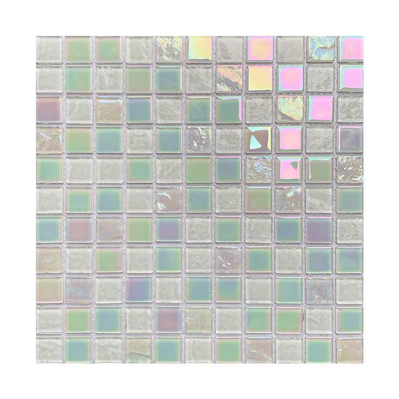 Glass Mosaic Tile Contemporary Floor and Wall Tile with Square Shape Clearhalo 'Floor Tiles & Wall Tiles' 'floor_tiles_wall_tiles' 'Flooring 'Home Improvement' 'home_improvement' 'home_improvement_floor_tiles_wall_tiles' Walls and Ceiling' 1200x1200_472448d4-f9c9-47a6-9fd9-4c848a3e194c