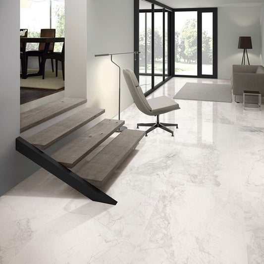 Rectangle White Singular Tile Marble Floor and Wall for Bathroom Clearhalo 'Floor Tiles & Wall Tiles' 'floor_tiles_wall_tiles' 'Flooring 'Home Improvement' 'home_improvement' 'home_improvement_floor_tiles_wall_tiles' Walls and Ceiling' 1200x1200_4a6ba892-e703-4628-93c7-7d695a8a7e25