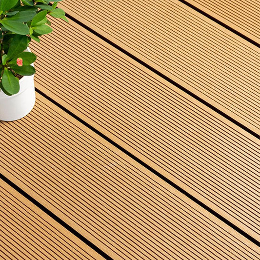 WPC Outdoor Flooring Rectangle Modern Style Waterproof Nail Flooring Clearhalo 'Flooring 'Hardwood Flooring' 'hardwood_flooring' 'Home Improvement' 'home_improvement' 'home_improvement_hardwood_flooring' Walls and Ceiling' 1200x1200_55d8f700-fc38-4a52-a7c1-542415fd6f6c