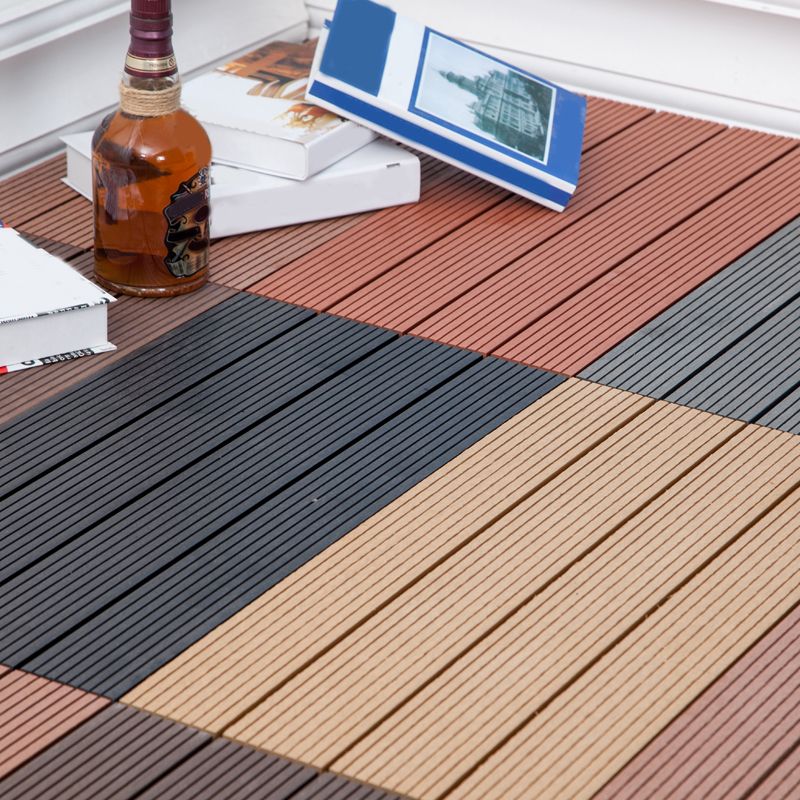 12" X 24" Deck/Patio Flooring Tiles 4-Slat Floor Board Tiles Clearhalo 'Home Improvement' 'home_improvement' 'home_improvement_outdoor_deck_tiles_planks' 'Outdoor Deck Tiles & Planks' 'Outdoor Flooring & Tile' 'Outdoor Remodel' 'outdoor_deck_tiles_planks' 1200x1200_55efedf4-77ed-4b86-a264-8074575b479a