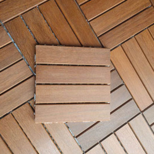Solid Wood Patio Flooring Tiles Interlocking Deck Plank for Indoor and Outdoor Clearhalo 'Home Improvement' 'home_improvement' 'home_improvement_outdoor_deck_tiles_planks' 'Outdoor Deck Tiles & Planks' 'Outdoor Flooring & Tile' 'Outdoor Remodel' 'outdoor_deck_tiles_planks' 1200x1200_58368304-1698-4516-89ab-1881f8aceb3e