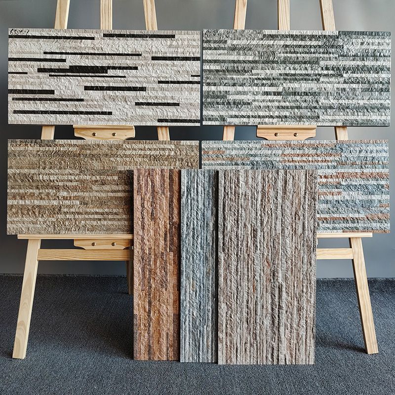Modern Style Wall Tile Stacked Stone Texture Straight Edge Waterproof Wall Tile Clearhalo 'Floor Tiles & Wall Tiles' 'floor_tiles_wall_tiles' 'Flooring 'Home Improvement' 'home_improvement' 'home_improvement_floor_tiles_wall_tiles' Walls and Ceiling' 1200x1200_5cd59ae3-19d3-4d2b-8d85-2b8062962eac