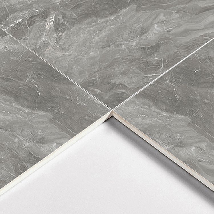 Square Floor and Wall Tile Marble Printed Polished Porcelain Tile Clearhalo 'Floor Tiles & Wall Tiles' 'floor_tiles_wall_tiles' 'Flooring 'Home Improvement' 'home_improvement' 'home_improvement_floor_tiles_wall_tiles' Walls and Ceiling' 1200x1200_656a219f-6e5c-4feb-9aa6-c69f160f27f6