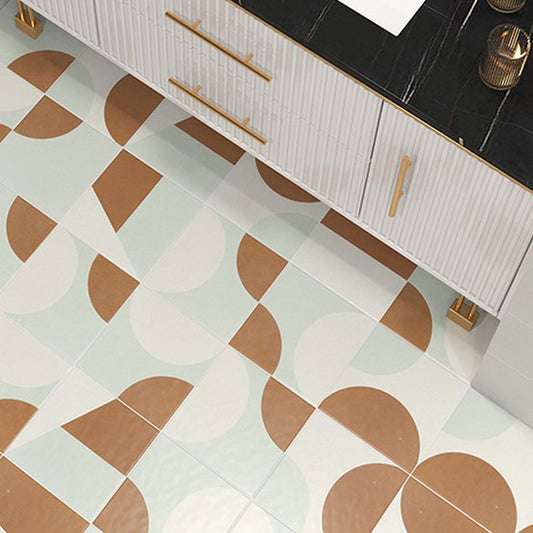 Ceramic Floor and Wall Tile Square Shape Floor and Wall Tile for Bathroom Clearhalo 'Floor Tiles & Wall Tiles' 'floor_tiles_wall_tiles' 'Flooring 'Home Improvement' 'home_improvement' 'home_improvement_floor_tiles_wall_tiles' Walls and Ceiling' 1200x1200_7c32af0f-0776-4a86-b14d-6c26acb79a9f