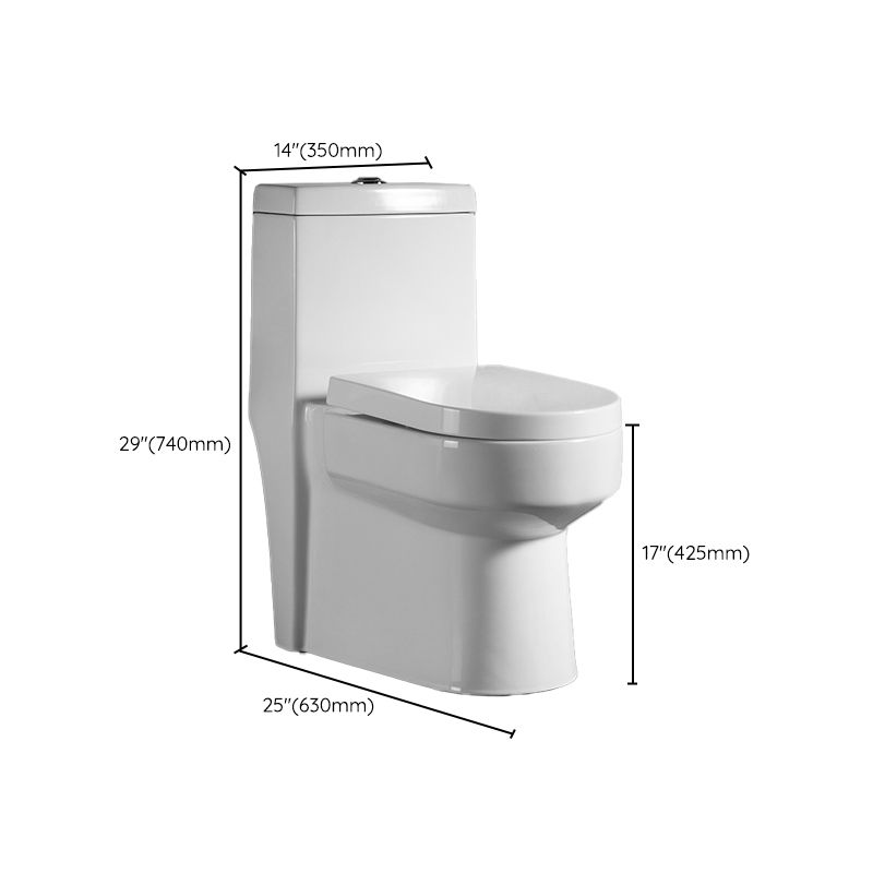 Modern Flush Toilet One Piece Toilet All-In-One Siphon Jet Toilet Clearhalo 'Bathroom Remodel & Bathroom Fixtures' 'Home Improvement' 'home_improvement' 'home_improvement_toilets' 'Toilets & Bidets' 'Toilets' 1200x1200_7e9d545b-954d-4a5f-b927-bcccdb7ec1ad
