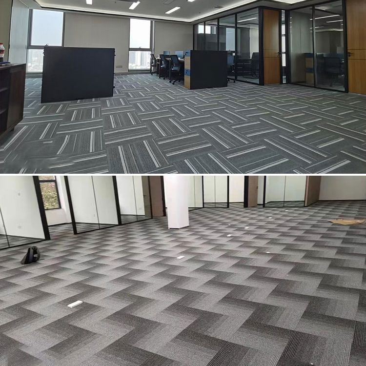 Modern Carpet Floor Tile Adhesive Tabs Level Loop Odor Resistant Carpet Tiles Clearhalo 'Carpet Tiles & Carpet Squares' 'carpet_tiles_carpet_squares' 'Flooring 'Home Improvement' 'home_improvement' 'home_improvement_carpet_tiles_carpet_squares' Walls and Ceiling' 1200x1200_7ef9e3d7-13b0-45d7-8316-e71b9fd4f0cc