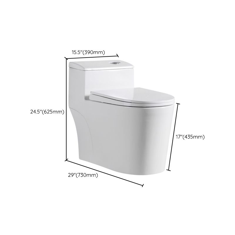 Modern Flush Toilet One Piece Toilet All-In-One Siphon Jet Toilet Clearhalo 'Bathroom Remodel & Bathroom Fixtures' 'Home Improvement' 'home_improvement' 'home_improvement_toilets' 'Toilets & Bidets' 'Toilets' 1200x1200_8280b6cb-7d42-4578-9bbb-73653a62c897