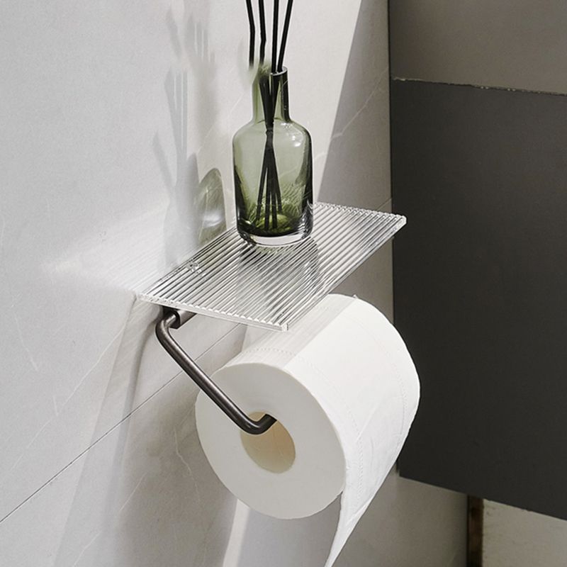 Modern Toilet Paper Holder With Shelf, Paper Towel Holder, Bathroom  Accessories, Bathroom Shelf, Bathroom Decor 