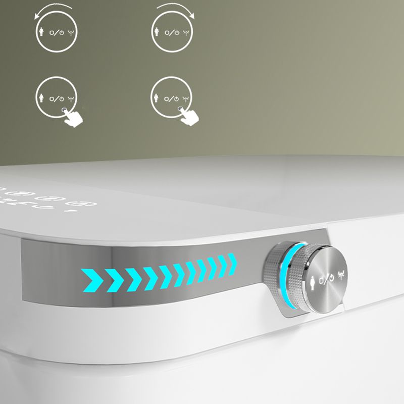 Minimalist Bidets Bidets Toilet Temperature Control Elongated Seat Bidet in White Clearhalo 'Bathroom Remodel & Bathroom Fixtures' 'Bidets' 'Home Improvement' 'home_improvement' 'home_improvement_bidets' 'Toilets & Bidets' 1200x1200_8bdf37ae-06a0-4107-9438-65dd432bc25b