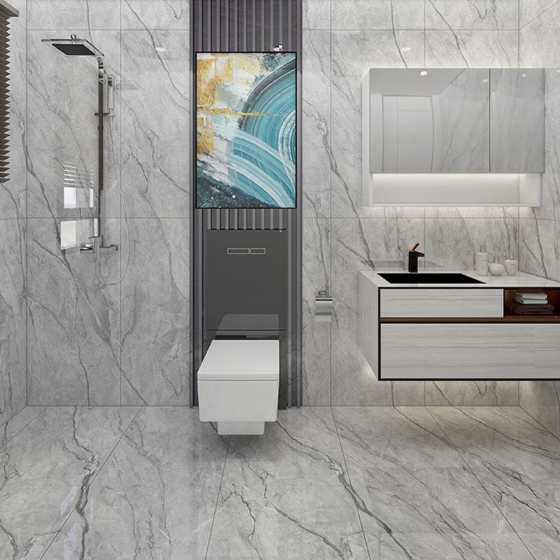 Porcelain Floor and Wall Tile 47.2"×23.6" Mirrored Singular Tile Clearhalo 'Floor Tiles & Wall Tiles' 'floor_tiles_wall_tiles' 'Flooring 'Home Improvement' 'home_improvement' 'home_improvement_floor_tiles_wall_tiles' Walls and Ceiling' 1200x1200_8fc20da1-1063-4038-b41a-29efa7b7a43a