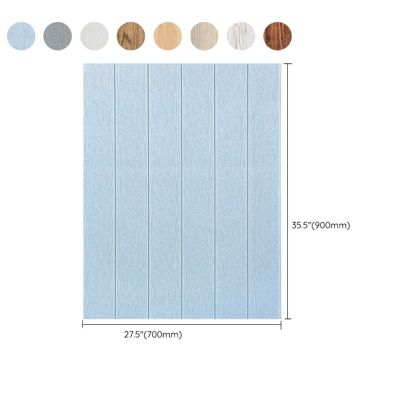 Plastic Backsplash Panels Peel and Stick Wainscoting with Waterproof Clearhalo 'Flooring 'Home Improvement' 'home_improvement' 'home_improvement_wall_paneling' 'Wall Paneling' 'wall_paneling' 'Walls & Ceilings' Walls and Ceiling' 1200x1200_a6215b37-22ea-4829-8aad-dd3032d0b9c7
