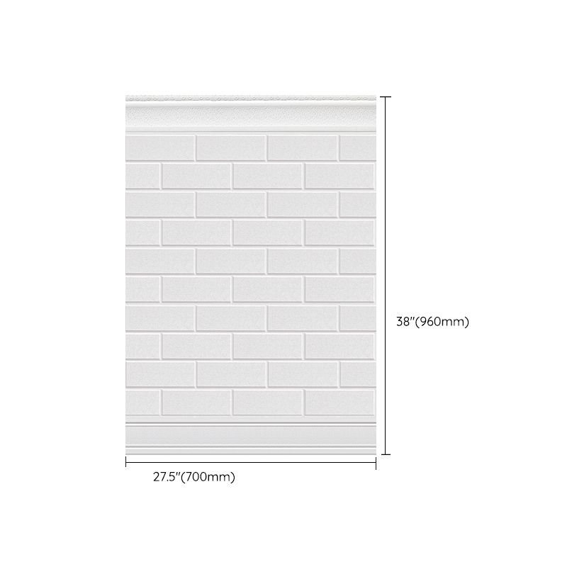 Plastic Backsplash Panels Peel and Stick Wainscoting with Waterproof Clearhalo 'Flooring 'Home Improvement' 'home_improvement' 'home_improvement_wall_paneling' 'Wall Paneling' 'wall_paneling' 'Walls & Ceilings' Walls and Ceiling' 1200x1200_afe0b375-aa57-4189-b9d2-a35c26d5b6a2