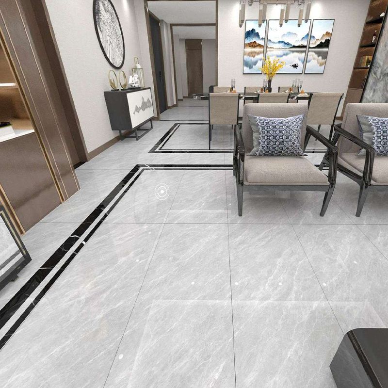 Modern Rectangle White Singular Tile Marble Floor and Wall for Bathroom Clearhalo 'Floor Tiles & Wall Tiles' 'floor_tiles_wall_tiles' 'Flooring 'Home Improvement' 'home_improvement' 'home_improvement_floor_tiles_wall_tiles' Walls and Ceiling' 1200x1200_afe573d3-14da-44c6-803d-bcfbe1a51f05
