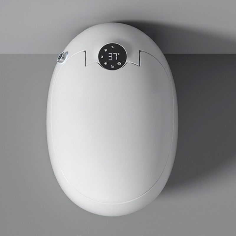 Contemporary White Round Ceramic Heated Seat Floor Mount Bidet Clearhalo 'Bathroom Remodel & Bathroom Fixtures' 'Bidets' 'Home Improvement' 'home_improvement' 'home_improvement_bidets' 'Toilets & Bidets' 1200x1200_b4a0e60b-c0a3-4688-bfd0-f9c030ed2360