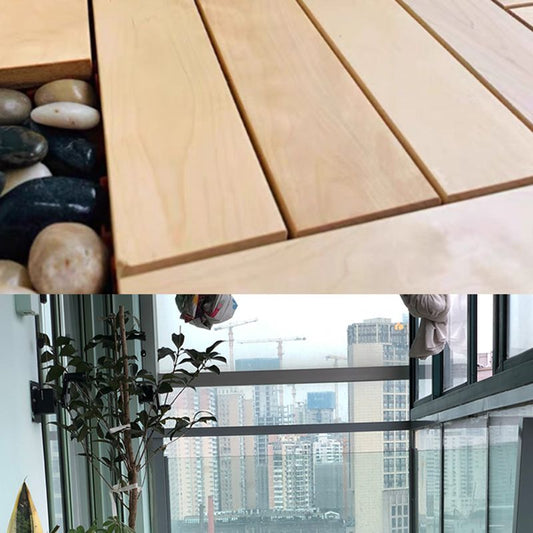 12" X 12" Square Wood Flooring Click-Locking Pine Wood Flooring Tiles Clearhalo 'Flooring 'Hardwood Flooring' 'hardwood_flooring' 'Home Improvement' 'home_improvement' 'home_improvement_hardwood_flooring' Walls and Ceiling' 1200x1200_b8e3f458-391a-4c85-89b4-3e7d92e609a0