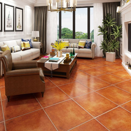 Retro Square Wall & Floor Tile Solid Color Frosted Porcelain Tile Clearhalo 'Floor Tiles & Wall Tiles' 'floor_tiles_wall_tiles' 'Flooring 'Home Improvement' 'home_improvement' 'home_improvement_floor_tiles_wall_tiles' Walls and Ceiling' 1200x1200_ba4dc35a-614f-4b3b-9365-7b2801997204