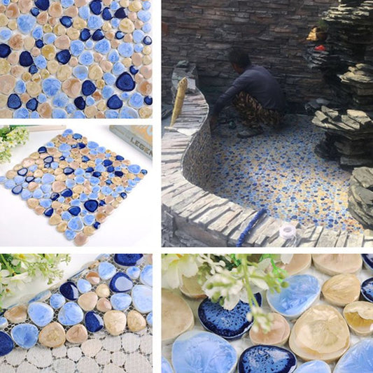 Square Flowerbed Tile Straight Edge Pebbles Design Singular Flowerbed Tile Clearhalo 'Floor Tiles & Wall Tiles' 'floor_tiles_wall_tiles' 'Flooring 'Home Improvement' 'home_improvement' 'home_improvement_floor_tiles_wall_tiles' Walls and Ceiling' 1200x1200_be5e2d02-54ac-479a-9f63-02ad75e90c16