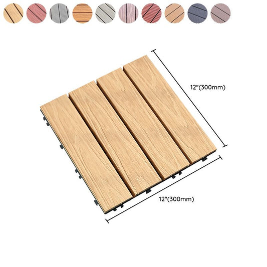 Composite Decking Tiles Interlocking Water Resistant Floor Tiles Clearhalo 'Home Improvement' 'home_improvement' 'home_improvement_outdoor_deck_tiles_planks' 'Outdoor Deck Tiles & Planks' 'Outdoor Flooring & Tile' 'Outdoor Remodel' 'outdoor_deck_tiles_planks' 1200x1200_c46460e9-b905-4992-8451-f0084c0828bb