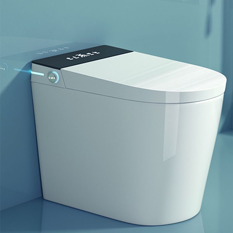 All-In-One Smart Toilet White Elongated Floor Standing Bidet Clearhalo 'Bathroom Remodel & Bathroom Fixtures' 'Bidets' 'Home Improvement' 'home_improvement' 'home_improvement_bidets' 'Toilets & Bidets' 1200x1200_ceea631e-212f-4a0f-9316-f4f95b971c7d