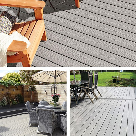 Embossed Composite Deck Plank Nailed Outdoor Patio Deck Tile Kit Clearhalo 'Home Improvement' 'home_improvement' 'home_improvement_outdoor_deck_tiles_planks' 'Outdoor Deck Tiles & Planks' 'Outdoor Flooring & Tile' 'Outdoor Remodel' 'outdoor_deck_tiles_planks' 1200x1200_cf12e2f2-936b-4cc5-a8e3-bcb2677cbc6c
