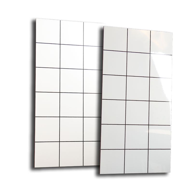 12" X 24" White Subway Tile Mixed Material Rectangular Shower Wall Tile Clearhalo 'Floor Tiles & Wall Tiles' 'floor_tiles_wall_tiles' 'Flooring 'Home Improvement' 'home_improvement' 'home_improvement_floor_tiles_wall_tiles' Walls and Ceiling' 1200x1200_e9da1d24-051d-4763-a065-d30336b0e653