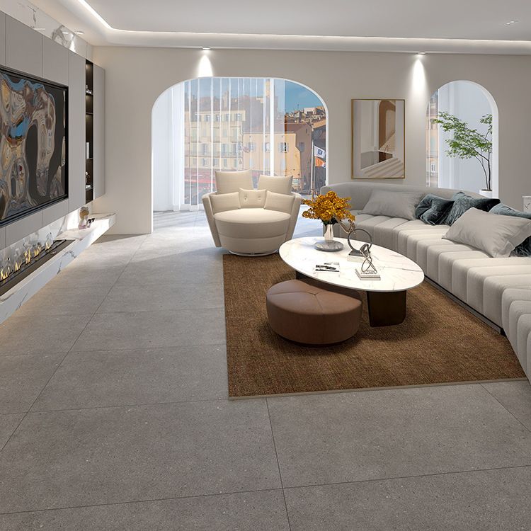 Modern Rectangle Tile Porcelain Plain Frosted Floor and Wall Tile Clearhalo 'Floor Tiles & Wall Tiles' 'floor_tiles_wall_tiles' 'Flooring 'Home Improvement' 'home_improvement' 'home_improvement_floor_tiles_wall_tiles' Walls and Ceiling' 1200x1200_f15b6f78-3a17-44ce-8a4e-77724e8a1146