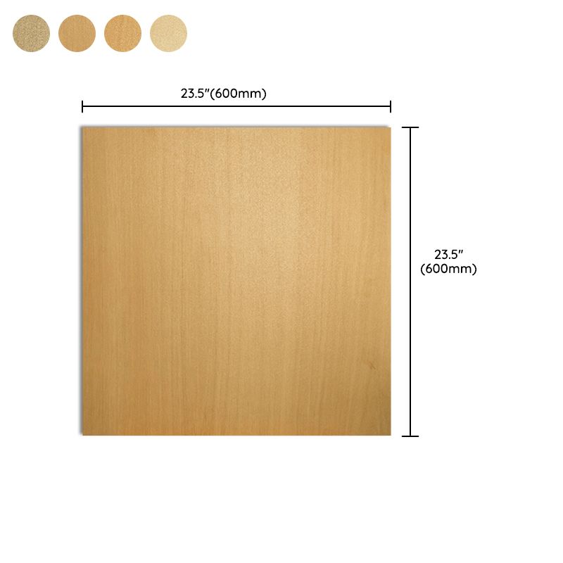 Modern Style Floor Tile Solid Color Straight Edge Wooden Effect Square Floor Tile Clearhalo 'Floor Tiles & Wall Tiles' 'floor_tiles_wall_tiles' 'Flooring 'Home Improvement' 'home_improvement' 'home_improvement_floor_tiles_wall_tiles' Walls and Ceiling' 1200x1200_f6a38218-26f3-42a2-9bc8-4da1b64f6240