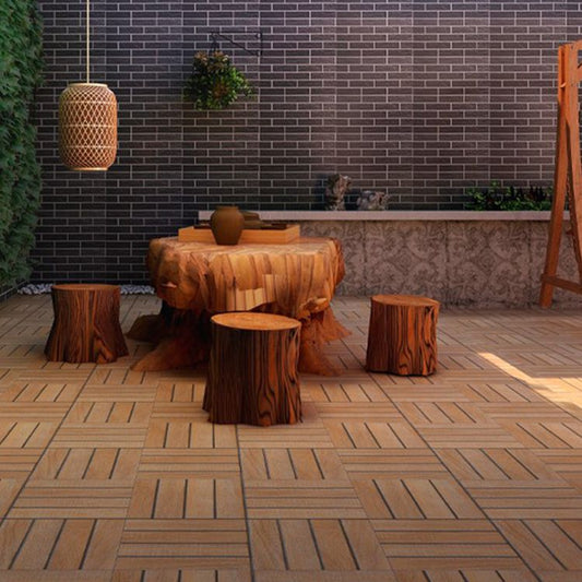 Outdoor Deck Tiles Composite Snapping Stripe Wooden Deck Tiles Clearhalo 'Home Improvement' 'home_improvement' 'home_improvement_outdoor_deck_tiles_planks' 'Outdoor Deck Tiles & Planks' 'Outdoor Flooring & Tile' 'Outdoor Remodel' 'outdoor_deck_tiles_planks' 1200x1200_f7572077-51d6-422b-99b6-60e24d43cc8e