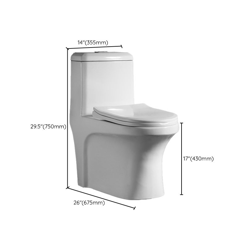 Modern Flush Toilet One Piece Toilet All-In-One Siphon Jet Toilet Clearhalo 'Bathroom Remodel & Bathroom Fixtures' 'Home Improvement' 'home_improvement' 'home_improvement_toilets' 'Toilets & Bidets' 'Toilets' 1200x1200_f7bb2703-f03c-430e-960e-9089308c17d6