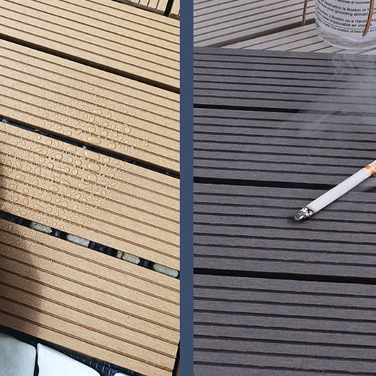 12" X 12" 4-Slat Square Deck/Patio Flooring Tiles Snapping Installation Floor Board Tiles Clearhalo 'Home Improvement' 'home_improvement' 'home_improvement_outdoor_deck_tiles_planks' 'Outdoor Deck Tiles & Planks' 'Outdoor Flooring & Tile' 'Outdoor Remodel' 'outdoor_deck_tiles_planks' 1200x1200_f811d6f1-c507-43c8-a75a-53d354e08239