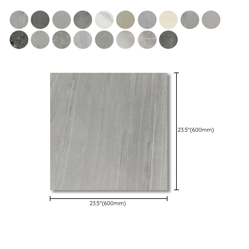 Floor Tile Square Scratch Resistant Ceramic Marble Print Non-Skid Matter Floor Tile Clearhalo 'Floor Tiles & Wall Tiles' 'floor_tiles_wall_tiles' 'Flooring 'Home Improvement' 'home_improvement' 'home_improvement_floor_tiles_wall_tiles' Walls and Ceiling' 1200x1200_f8c966c0-b084-497c-83a4-be02c71f8757