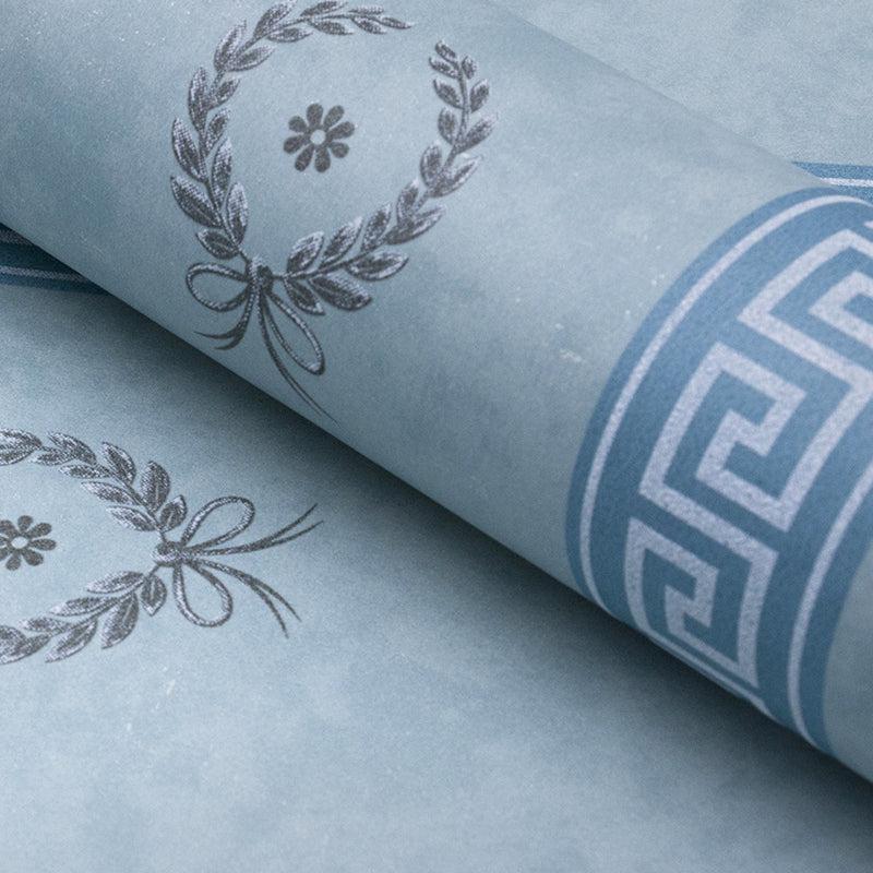 Vinyl Wallpaper Roll Stripe Geometric Smooth Surface Wall Art for Guest Room Decor Clearhalo 'Vintage wall decor' 'Vintage' 'Wallpaper' Wall Decor' 1202939