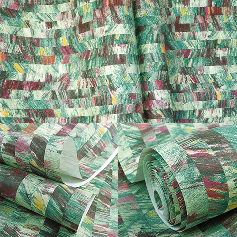 Unpasted Abstract Painting Wallpaper Modern Non-Woven Fabric Wall Art, 33' L x 20.5" W Clearhalo 'Modern wall decor' 'Modern' 'Wallpaper' Wall Decor' 1203109