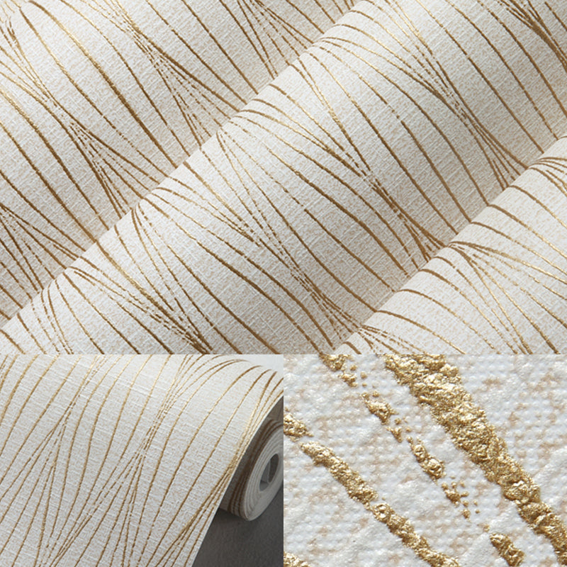 Minimalist Curve Lines Wallpaper Soft Color Living Room Wall Decoration, 33' L x 20.5" W Clearhalo 'Modern wall decor' 'Modern' 'Wallpaper' Wall Decor' 1206246