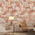 Dark Color Brick Effect Wallpaper Moisture Resistant Wall Covering for Dining Room Yellow-Red Clearhalo 'Industrial wall decor' 'Industrial' 'Wallpaper' Wall Decor' 1274583