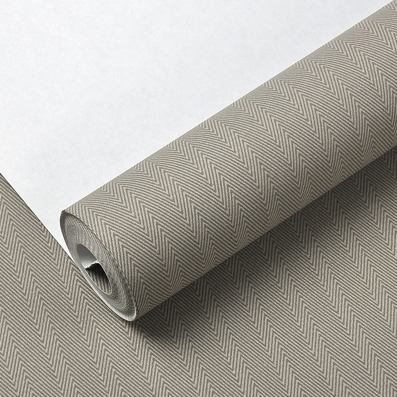 Minimalist Zigzag Weaving Wallpaper Pastel Color Plain Wall Decor for Living Room Clearhalo 'Modern wall decor' 'Modern' 'Wallpaper' Wall Decor' 1277580