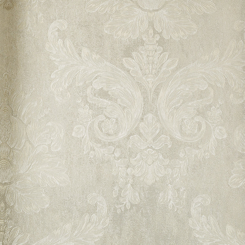 Light-Color Antique Wallpaper 33' L x 20.5" W Flower Pattern Wall Art for Bedroom Clearhalo 'Vintage wall decor' 'Vintage' 'Wallpaper' Wall Decor' 1283189