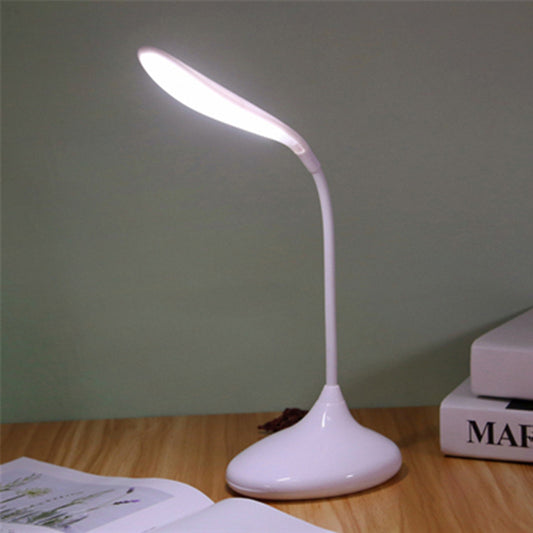 Rotatable Arm LED Standing Desk Lamp Blue/White USB Charging Reading Light for Study Clearhalo 'Desk Lamps' 'Lamps' Lighting' 134623