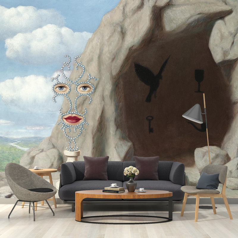 Whole Sheherazade and Cave Murals Stain Resistant Surreal Bedroom