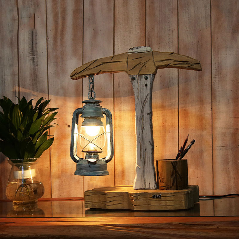 Cabin Lighting Cabin Table Lamps Head Axe Shaped Table Light
