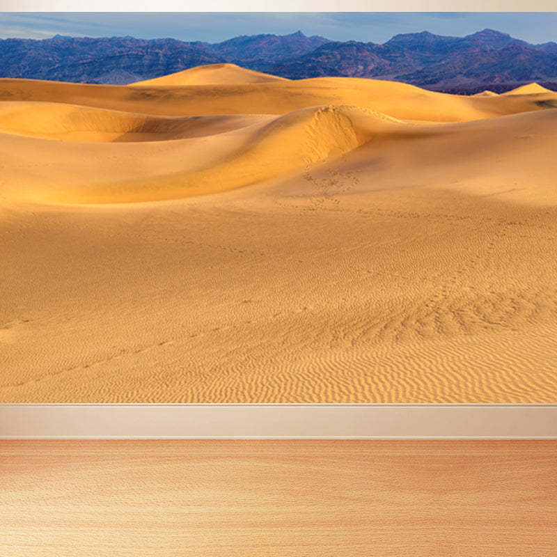 Moisture Resistant Desert Hills Mural Decal Contemporary Non-Woven Fabric Wall Covering, Custom Size Clearhalo 'Wall Decor' 'Wall Mural' 1594931