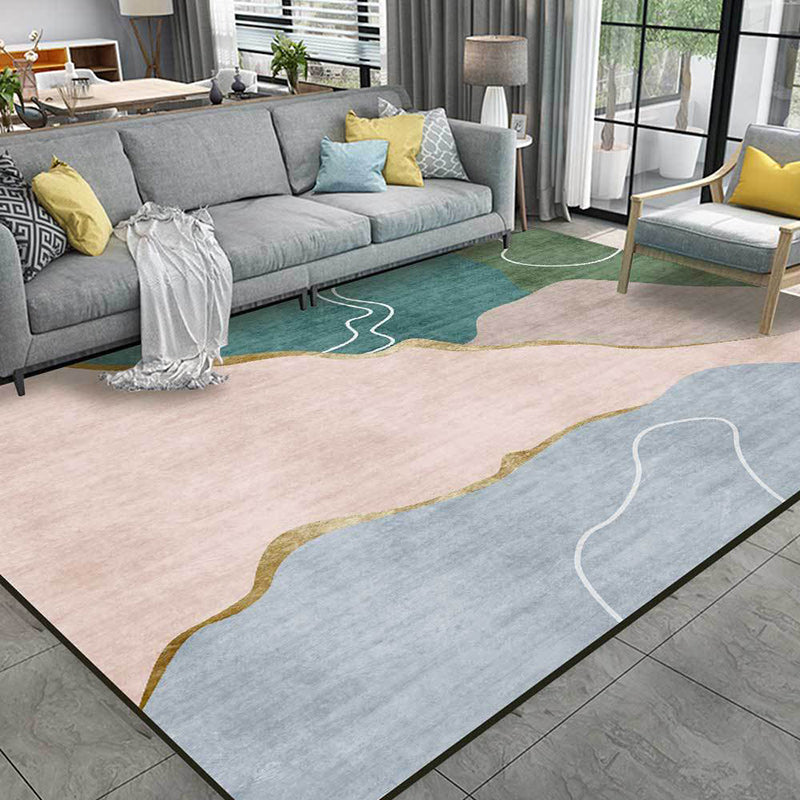 Tappeto di novità semplice tappeto colorato di colpi colorati tappeti non  slip per decorazione per la casa - Clearhalo
