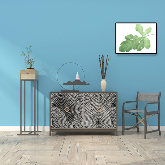 Leaf Painting Wall Art Print Farmhouse Textured Sitting Room Wrapped Canvas in Green Green Design 2 Clearhalo 'Art Gallery' 'Canvas Art' 'Country Art Gallery' 'French Country' 'Rustic' Arts' 1628431