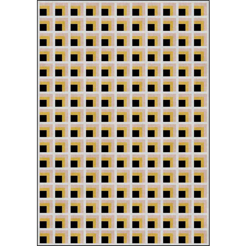 Modern Checked Pattern Rug Green and Blue Polyester Rug Machine Washable Non-Slip Area Rug for Bedroom Clearhalo 'Area Rug' 'Modern' 'Rugs' Rug' 1635627