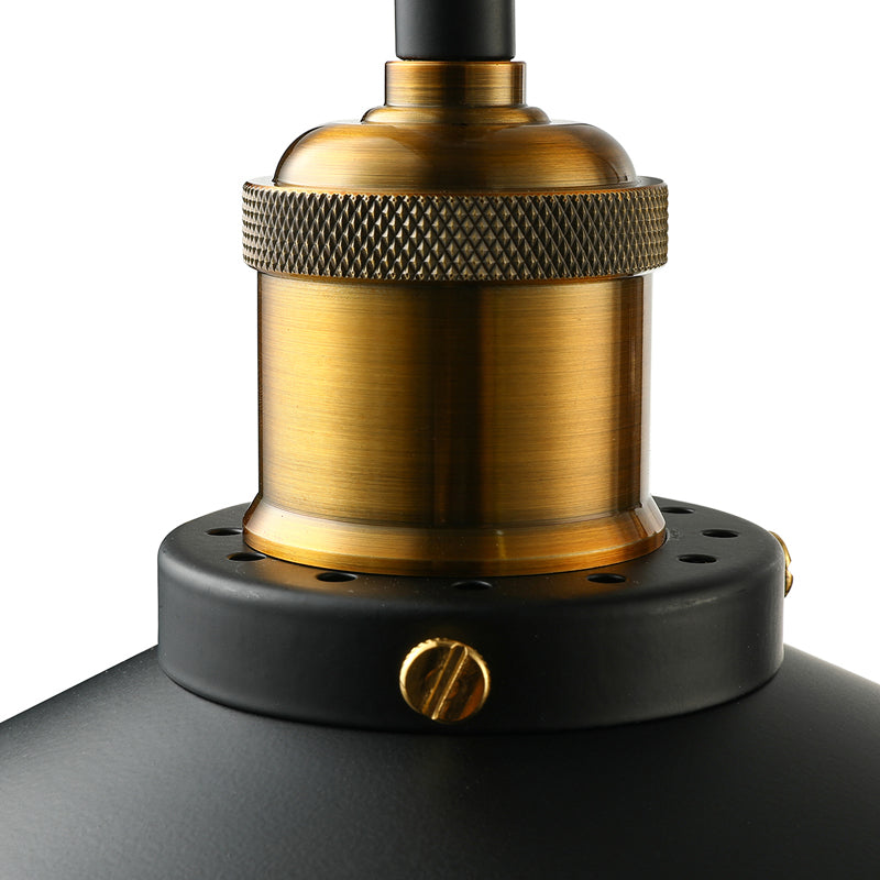 Vintage Stylish Saucer Wall Lighting 1 Head Metal Wall Mount Light with Extendable Arm in Black Clearhalo 'Art deco wall lights' 'Cast Iron' 'Glass' 'Industrial wall lights' 'Industrial' 'Middle century wall lights' 'Modern' 'Rustic wall lights' 'Tiffany' 'Traditional wall lights' 'Wall Lamps & Sconces' 'Wall Lights' Lighting' 163848