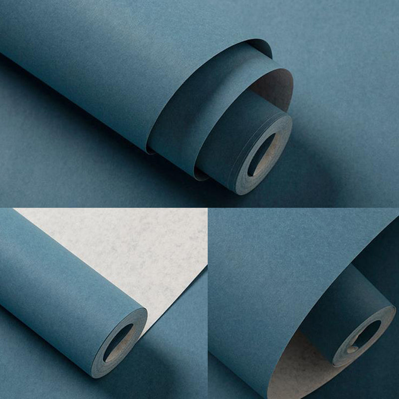 Dark Color Plain Wallpaper Roll Stain Resistant Simplicity Family Room Wall Decor Clearhalo 'Modern wall decor' 'Modern' 'Wallpaper' Wall Decor' 1689105