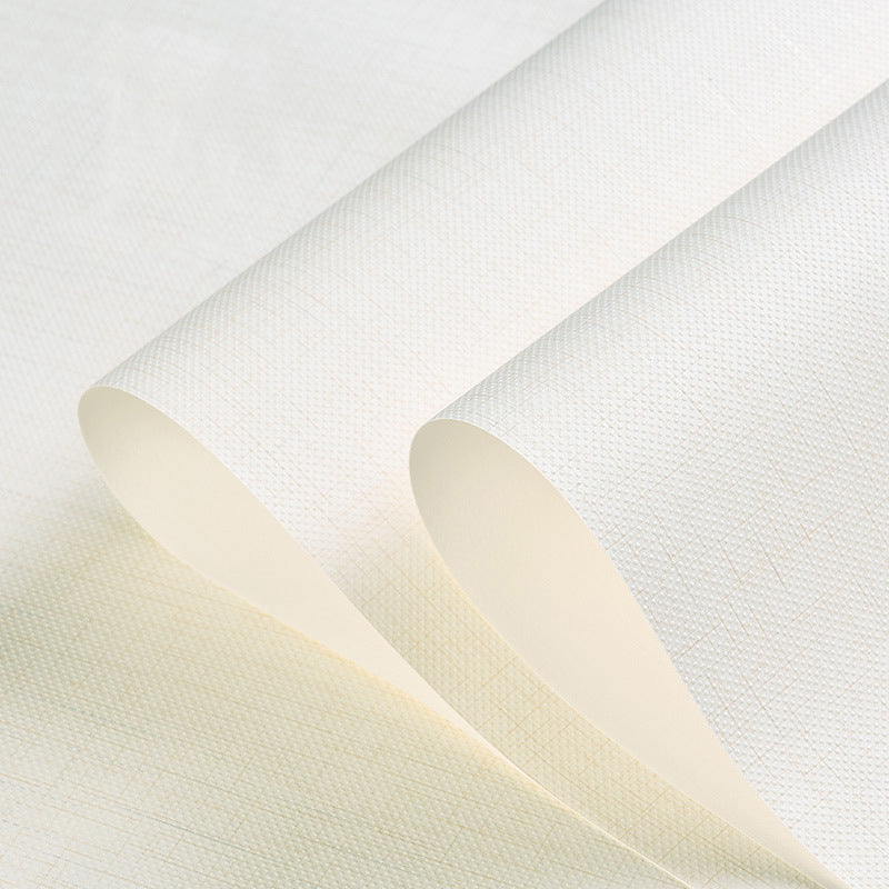 Plain Color Wallpaper Roll Modern Grassweave Textured Wall Covering for Accent Wall White 1 Set Clearhalo 'Modern wall decor' 'Modern' 'Wallpaper' Wall Decor' 1698679