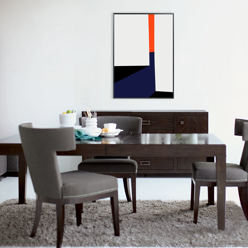 Light Color Nordic Painting Novelty Abstract Wall Art for Kitchen, Multiple Sizes White Clearhalo 'Arts' 'Canvas Art' 1727206